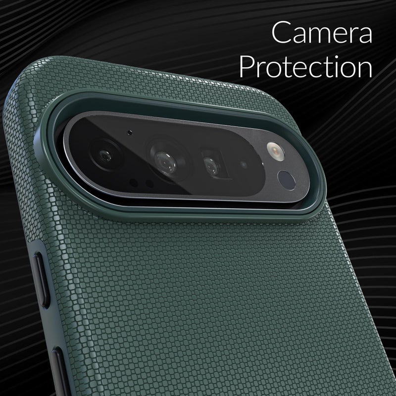Crave for Google Pixel 9 Pro XL Case, Shockproof Protection Dual Layer Case for Google Pixel 9 Pro XL (6.8 inch) - Forest Green - Image 3