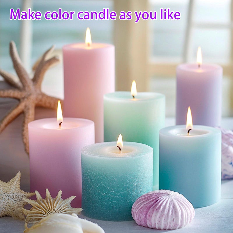 Roizefar Candle Dye - 12 Colors Wax Melt Dye for Candles Making, Oil-Based Dye for Wax, Highly Concentrate Liquid Candle Color Dyes - Image 4