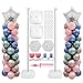 AooeDomi Metal Balloon Column Stand Set of 2 Reusable Telescopic Design Height Adjustable from 157 to 7 Ft Balloon Stander for Party Decorations - Image 3