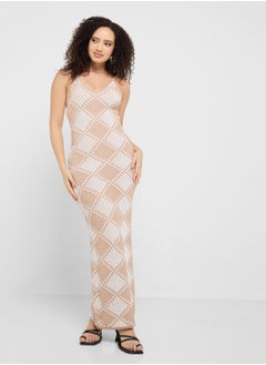 Ginger Crotchet Knitted Beach Dress  - Image 1