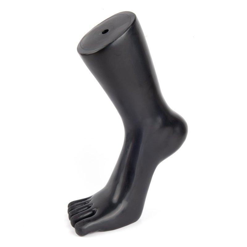 Framendino Framendino Black Mannequin Right Foot Display Stand Model Holder for Jewelry Chain Socks Shoes