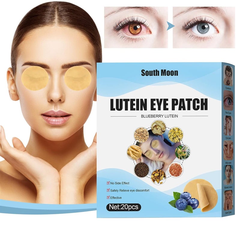 klarako Eye Patch - Instant Ultra-Moisturising Eye Patches - Eye Mask For Tired Eyes, Alleviates Eye Fatigue, Improve Sleep, Anti-aging, 20 Units/Box (white) - Image 2