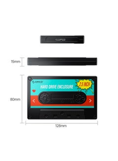 BURAQ ORICO 2580U3 2.5 inch USB 3.0 SATA Hard Drive Enclosure Classic Mobile Hard Disk Box  - Image 1