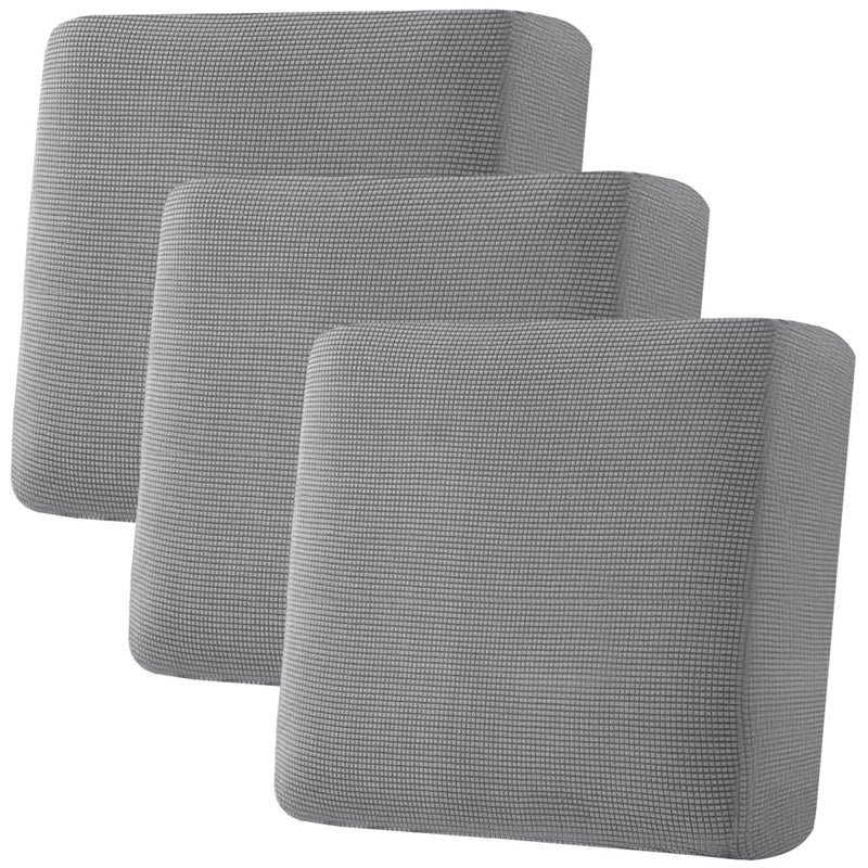 اتش. فيرسيلتيكس H.Versailtex أغطية وسائد مقعد فردية قابلة للتمدد للغاية، أغطية للأريكة، أغطية وسائد للأريكة، مجموعات أغطية سميكة من قماش الجاكار المنسوج (3 قطع أغطية وسائد للأريكة مقاس Xl) - Image 1