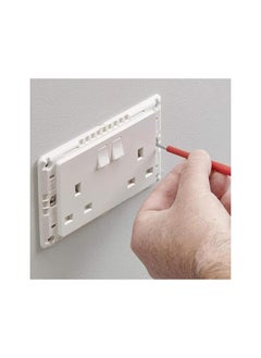 Duravel Duravel Electric Vivace 2 Gang Socket, 13A 250V, (White)  - Image 2