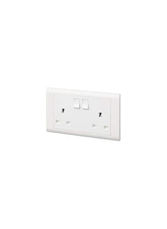 Duravel Duravel Electric Vivace 2 Gang Socket, 13A 250V, (White)  - Image 3