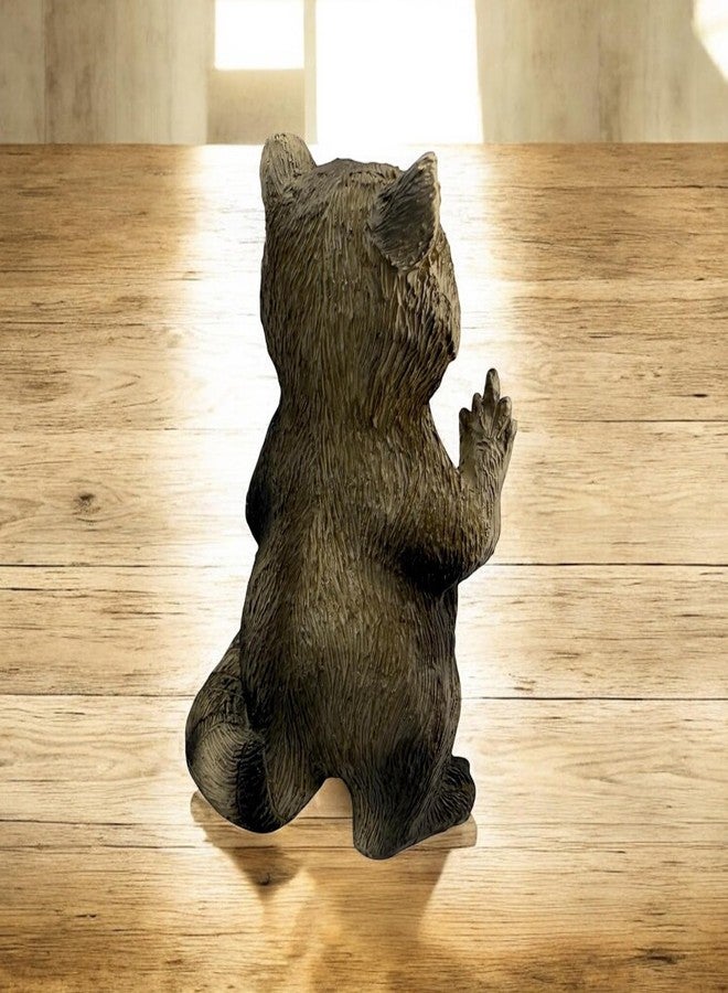 Top Brass Rude Raccoon Figurine - Flipping The Bird/Giving The Middle Finger Whimsical Desk Décor, Funny Novelty Gag Gift - Image 4