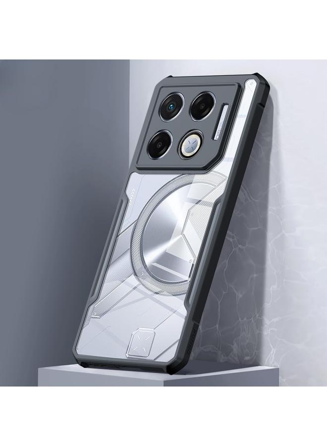 erorex Clear Case Compatible With Infinix Gt 20 Pro Tpu Plus Pc Transparent Phone Case Four Corners Thickened Airbag Yellow Proof Shock Proof And Drop Proof Phone Case For Gt 20 Pro - Image 1