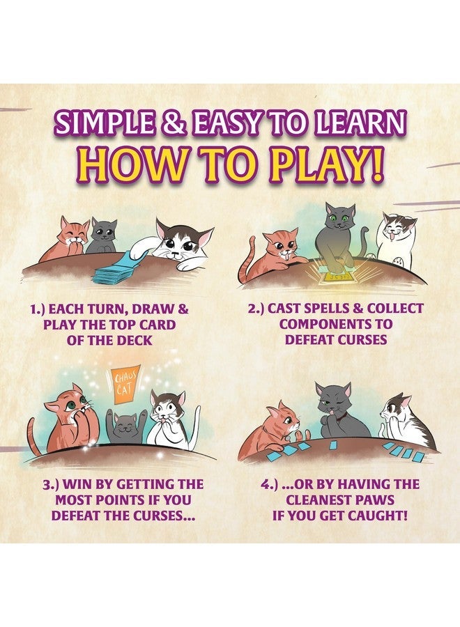Magpie Games: Wizard Kittens, Card Game, for Ages 7 and Up, 2-4 Players, 15-30 Minute Gameplay - Image 5