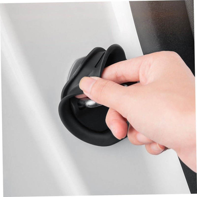 4 Pcs Car Door Lock Protective Pad Door Latch Cover Automotive Exterior Accessories - Image 5