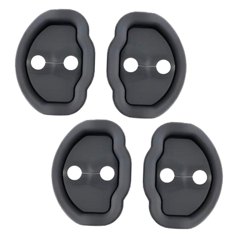 4 Pcs Car Door Lock Protective Pad Door Latch Cover Automotive Exterior Accessories - Image 2