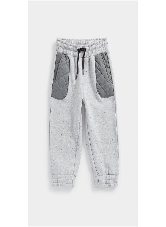 mothercare Grey Quilted Joggers  - Image 1