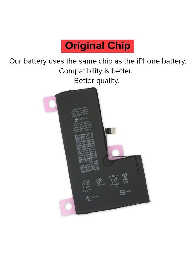 Generic - Replacement Battery For iPhone XS with High-Capacity 2658mAh - Image 1