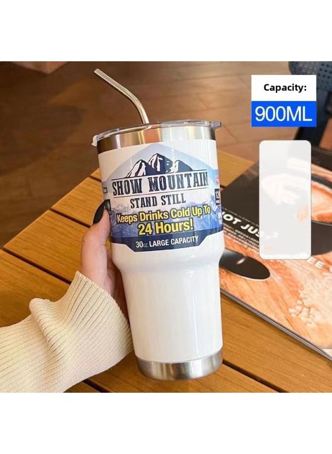 Generic - 30oz Car Cup Exclusive For 304 Stainless Steel Ice Cup Outdoor Car Portable Thermal Ulation Cold Cup - Image 1