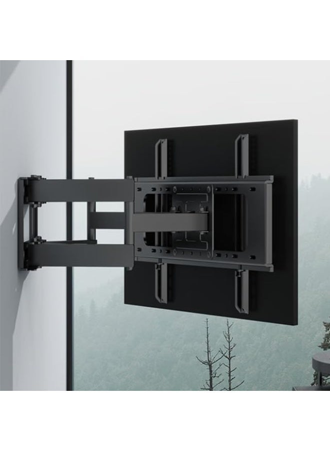 Aztech Extra Long Arm Sliding TV Wall Mount with 42inch Extension, Dual Arm Full Motion Heavy Duty TV Mount for 50-120 inch Screens up to 150kg Max Load, Max VESA 900x600mm, 16" 18" 24" stud - Image 3