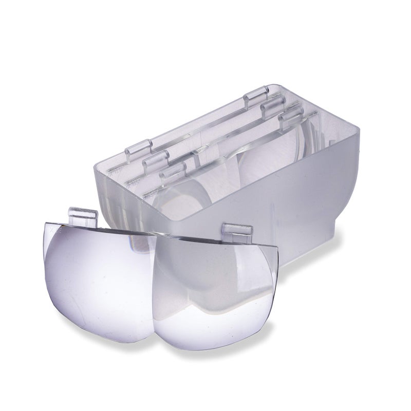 Carson PRO Series MagniVisor Deluxe Replacement Lens Set with 15x2x25x3x Magnifications White