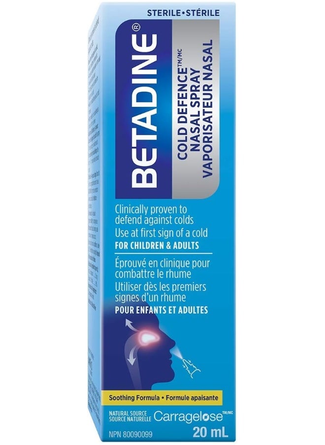 BETADINE Betadine Cold Defence Nasal Spray 20ml  - Image 1