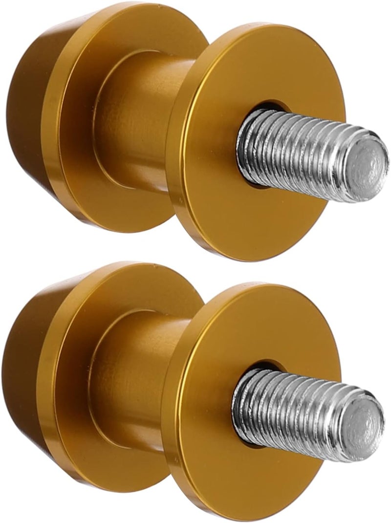 Room to room portable 2pcs Cnc Aluminum Rear Lift Screws for Motorcycles Durable Easy to Install Spools for Rear Stand Maintenance Compact Design for Enhanced Stability Fine polished finish - Image 1