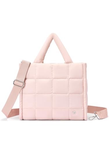 WESTBRONCO Puffer Crossbody Bags for Women, Quilted Purses, Lightweight Shoulder Bag Puffy Bag Nylon Handbags for Travel - Image 1
