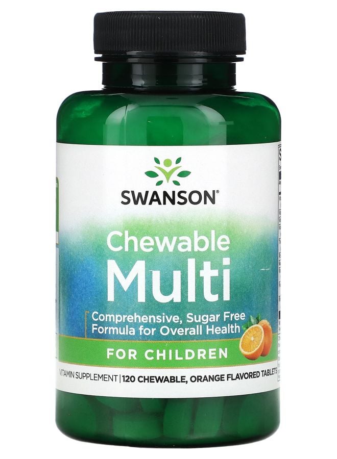 SWANSON Chewable Multi for Children Orange 120 Chewable Tablets