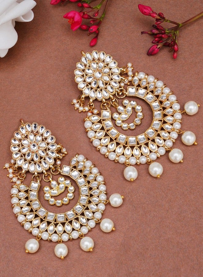 كارات كارت أقراط تشاندبالي بيضاء متدلية من كاراتكارت للنساء - Image 3
