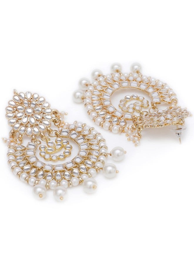 كارات كارت أقراط تشاندبالي بيضاء متدلية من كاراتكارت للنساء - Image 4
