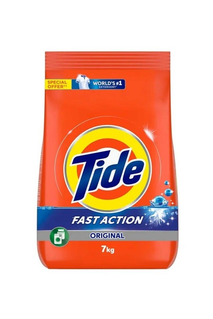 Tide Fast Action Laundry Detergent Powder 7kg