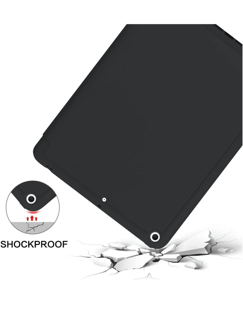 Raxoom iPad 6th Generation Case, iPad 5th Generation Case with Pencil Holder, Premium Folio Folding Stand Smart Auto Wake/Sleep Case Cover for Apple iPad 9.7 Inch 2018/2017 - Image 3