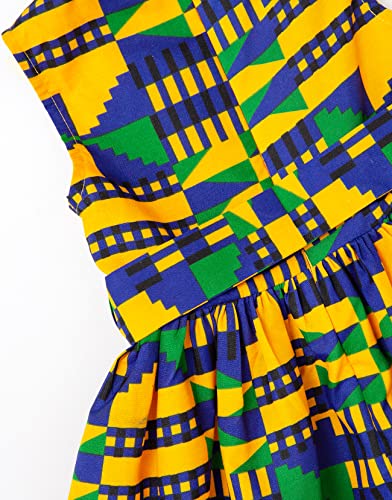 SHENBOLEN Girls Dashiki Print Dress African Tradition Dresses(C,X-Large) - Image 5
