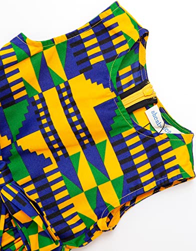 SHENBOLEN Girls Dashiki Print Dress African Tradition Dresses(C,X-Large) - Image 4