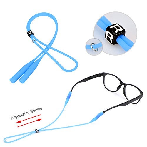 Hifot Adjustable Eyeglasses Strap Eyewear Retainer 12 Pack with Glasses Cleaning Cloth,Silicone Sunglasses Holder Strap,Eyeglasses Retainer - Image 3