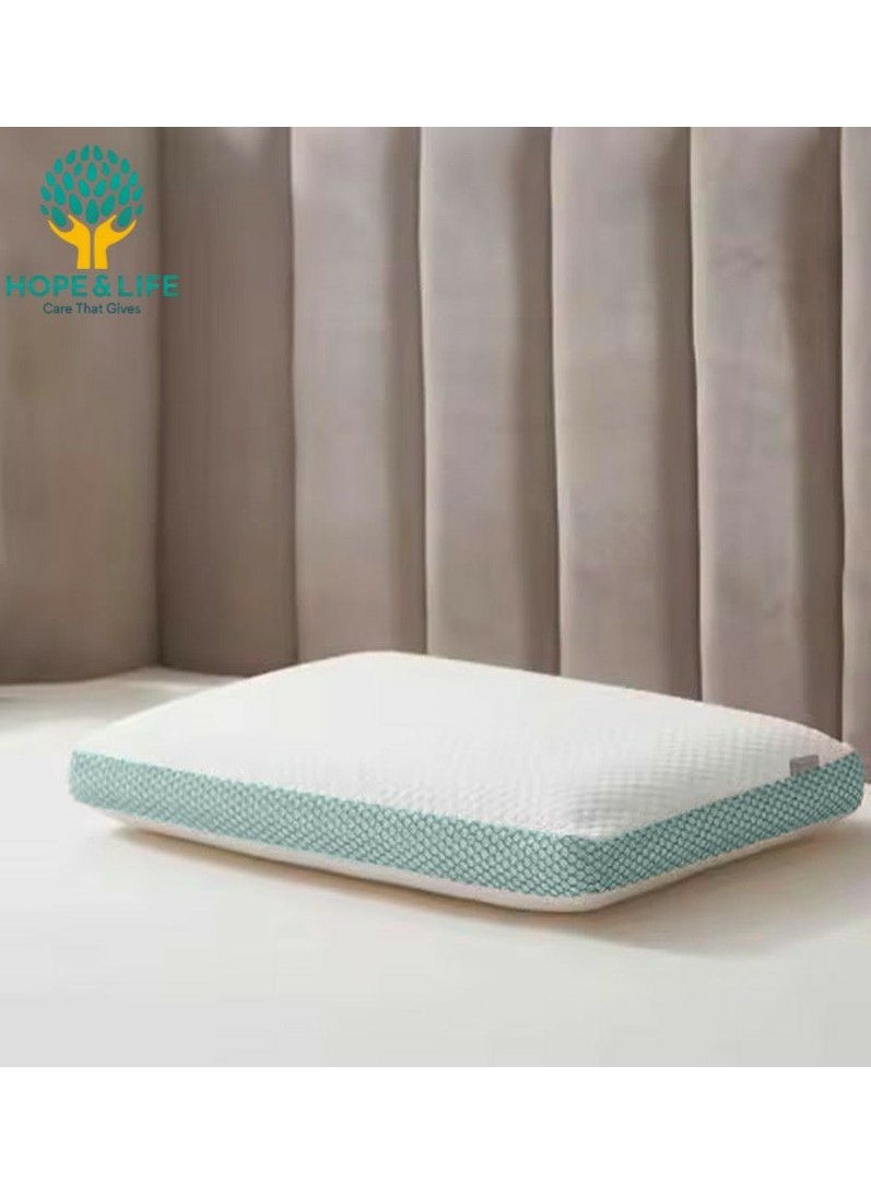 Hope And Life - Medical Memory Foam Pillow With Gel For Treating Neck And Shoulder Pain, Anti-Microbial And Anti-Allergic 25*24 cm- 60*40*13 cm - Image 1