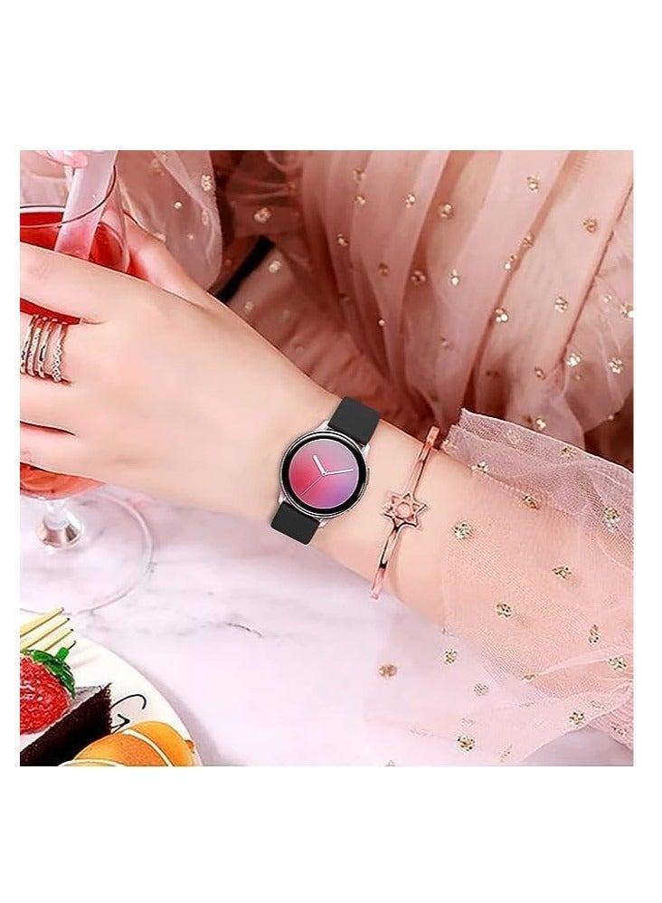 ten.tech 22mm Silicone Strap Compatible with Samsung Galaxy Watch 3 45mm / Gear S3 / Huawei GT3 46mm / GT2E / Pro / GT3 GT2 46mm / Honor Magic Watch 2 46mm / Amazfit GTR4 / GTR3 - Image 2