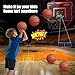 VROGTIK Indoor Basketball Hoop for Kids with Red Led Lights Mini Basketball Hoop with Scoreboard Over The Door Basketball Hoops Birthday Gifts for Kid Basketball Toys for 412 Year Old Boys Girls - Image 4