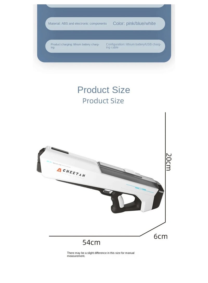 AROAQ High-Tech Automatic Electric Water Gun with Large Capacity and High-Pressure Water Filling for Exciting Games - Image 5
