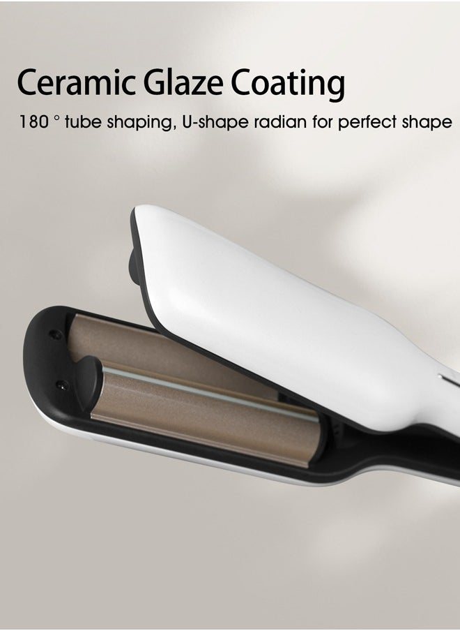 ENCHEN Hair Iron Enrollor Pro Waves Curling 3 Barrel Deep Waver Crimper Ceramic Beachy Waving Wand  - Image 5