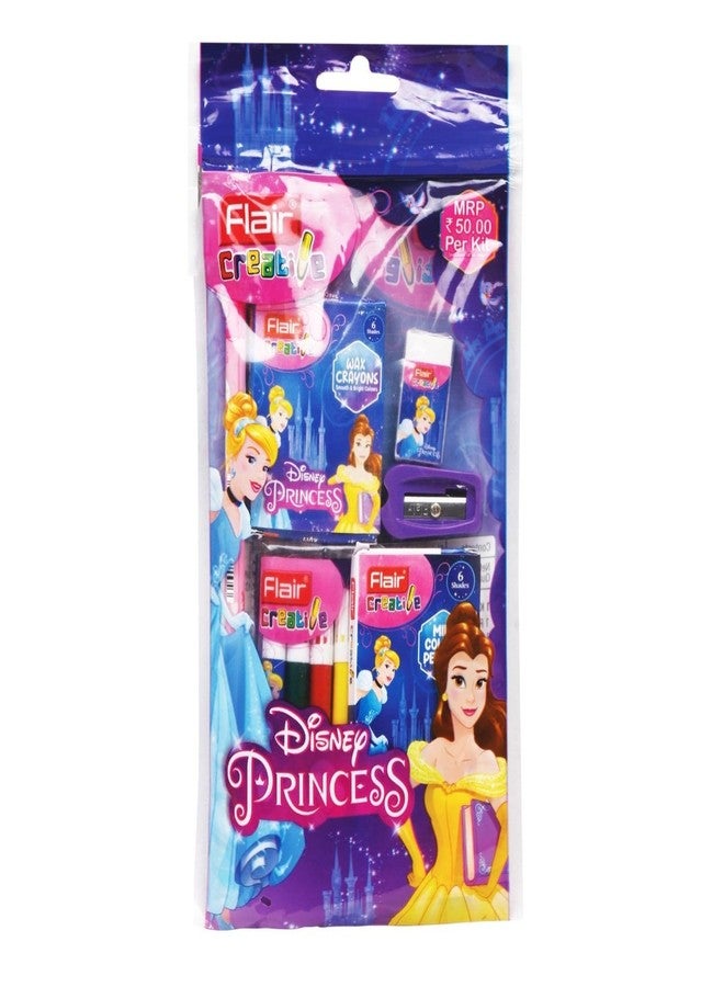 Flair Creative Series Disney Themed Stationery Kits | Marvel Avengers, Mickey Mouse & Disney Princess | Smart Kit for Your Creative Need & Fun Learning | Ideal Gift Items for Kids | Pack of 3 Kits - Image 4