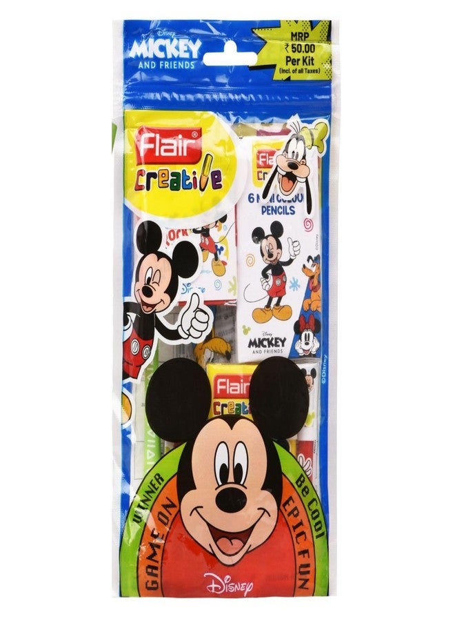 Flair Creative Series Disney Themed Stationery Kits | Marvel Avengers, Mickey Mouse & Disney Princess | Smart Kit for Your Creative Need & Fun Learning | Ideal Gift Items for Kids | Pack of 3 Kits - Image 3