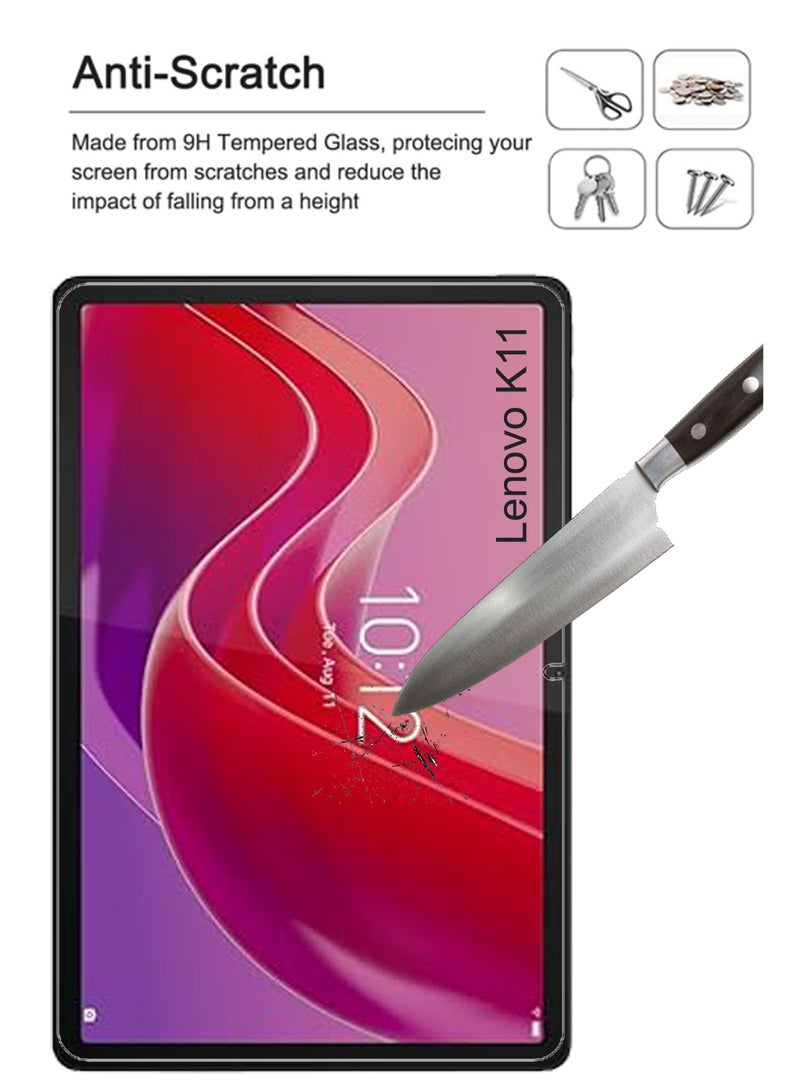 Lenovo K11-11.5 inch Tempered Glass Screen Protector – High Transparency, Delicate Touch, Anti-Explosion, Smooth Arc Edges, Easy Installation, Screen Protector for Lenovo K11-11.5 inch - Image 2