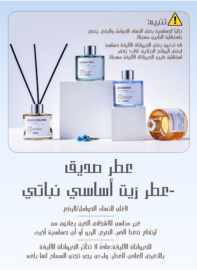  لیتوس  - معطر منزل فاخر، اعواد تعطير، ريحان الليمون (إشراقة الأعشاب الحمضية)، 50 مل - Image 1