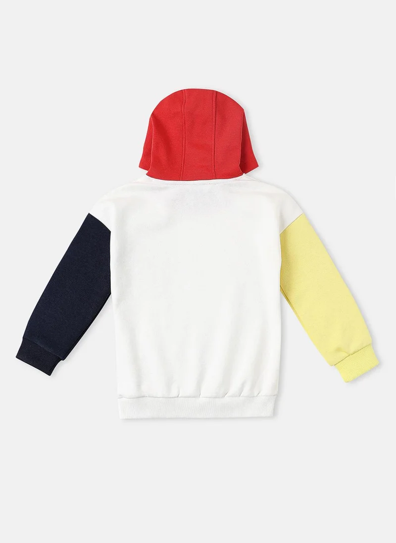 Nautinati Nautinati Boys Multicolour Solid Fleece Sweatshirt