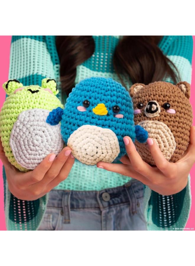 Squishmallows Squishmallow Original Omar The Bear Crochet Kit, Includes Yarn, Crochet Hook, Starter Hooks, Step-by-Step Tutorials, Exclusive Crochet Kit for Beginners, DIY Craft, Crochet Kits, Great Teen Gifts - Image 4