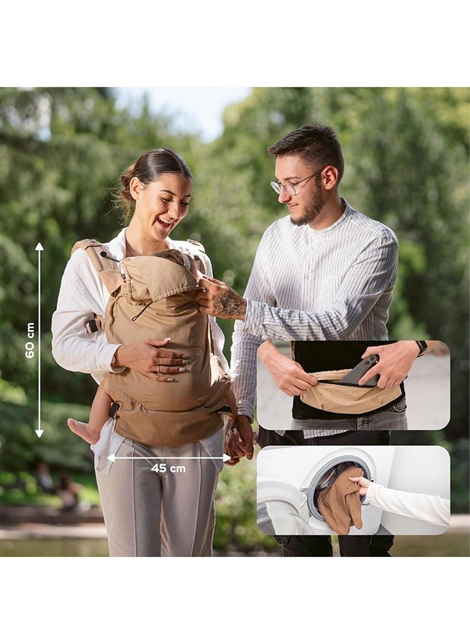 Moov And Boost Baby Carrier And Travel Booster Seat - Hazelnut