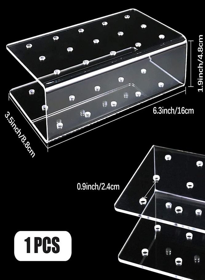 AMERTEER 15 Holes Acrylic Lollipop Holder Clear Display Cake Pop Stand - Image 2