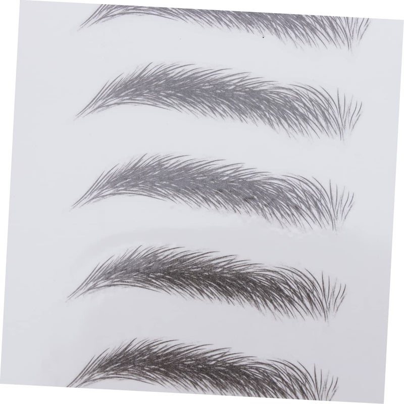 MAGICLULU 2pcs Natural Looking Eyebrow Stickers Easy Apply Brow Transfer Stencils for Men Women - Image 4