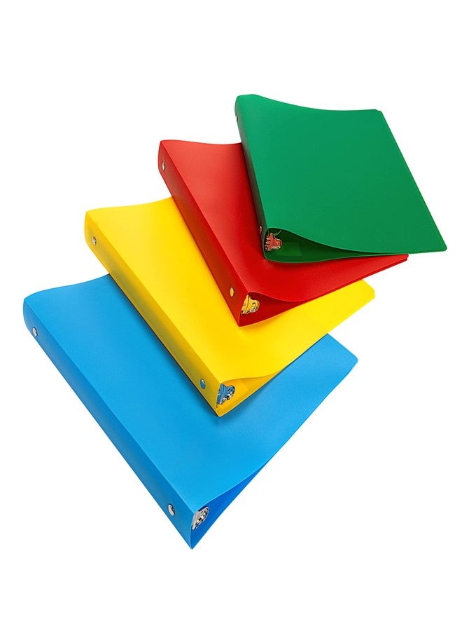 EPI 3-Ring Binder, 1-Inch, Letter Size, 12-Pack, Assorted Colors - Image 1