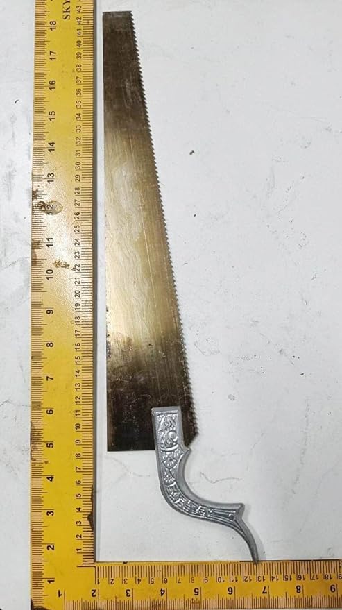 GENERIC 14 Carbon Steel HandsawHacksaw Rip Saw with metal handle For Professionals And To Cut All Types Of Wood And DIY Works Size 7 x 30 cm - Image 3