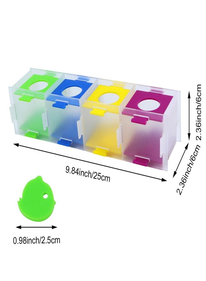 Litewoo Bird Intelligence Training Toy Color Separation Coin Box Education Interactive Playing Puzzle Toy for African Grey Parakeet Cockatiel Cockatoo Finch Canary Budgie Conure Lovebird Amazon - Image 2