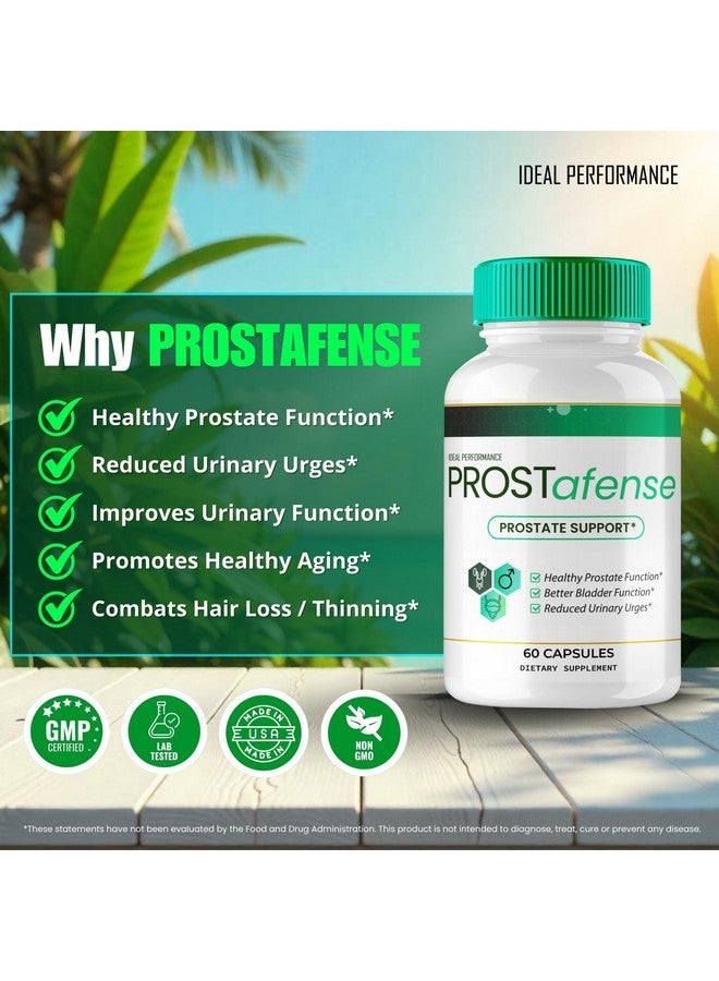 IDEAL PERFORMANCE Prostafense Prostate Health Supplements for Men Capsules, Official Prostafense All Natural Support Pills - Maximum Strength, Premium Formula for Daily Wellness, Prosta Fense Reviews (5 Pack)  - Image 5