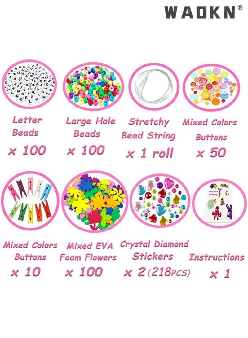 دبليو أيه أو كي أن مجموعة الفنون والحرف اليدوية للأطفال ، بما في ذلك مجموعة الفنون الورقية للمكشطة ، ومنظف الأنابيب ، وصندوق التخزين القابل للطي ، ومجموعة الحرف المدرسية المنزلية لمرحلة ما قبل المدرسة ، وهدية ل 4 أطفال ، ومجموعة مستلزمات الفن الحرفي للأطفال الصغار ، ومنظفات الأنابيب المضمنة ، والملصق ، والريشة ، وصندوق التخزين القابل للطي ، ومجموعة الحرف اليدوية لمرحلة ما قبل المدرسة ، لللوازم الفنية الحرفية DIY (الأزرق) - Image 2